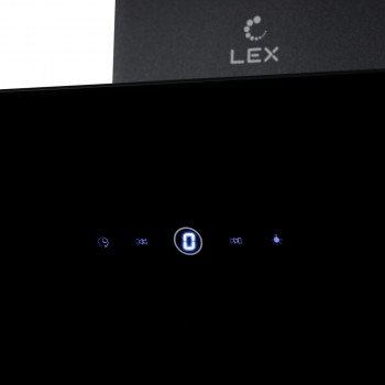 LEX Touch Eco 600 Black - Вытяжка кухонная наклонная
