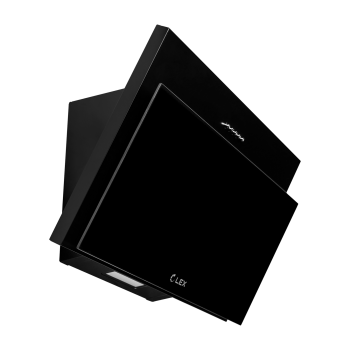 LEX Luka 600 Black - Наклонная кухонная вытяжка