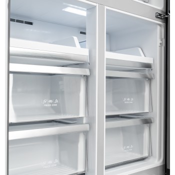 LEX LCD505BlID - Холодильник  трехкамерный отдельностоящий