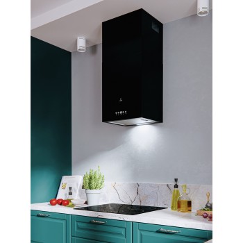 LEX MONO 400 BLACK - Вытяжка кухонная декоративная