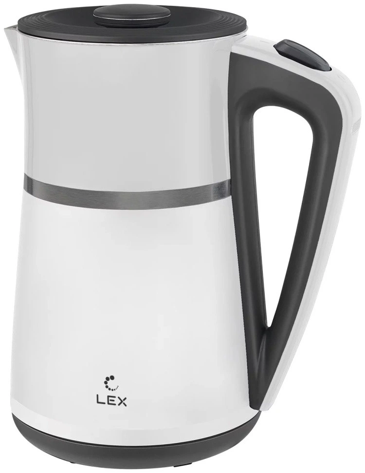 Электрический чайник LEX LXK 30020-1 в белом цвете