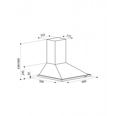 Купольная вытяжка LEX Brig 600 Inox Купольная вытяжка LEX Brig 600 Inox