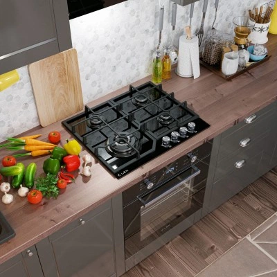 Газовая варочная панель LEX GVG 640-1 BL Газовая варочная панель LEX GVG 640-1 BL