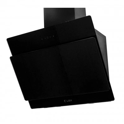 Наклонная вытяжка LEX Glass 600 Black Наклонная вытяжка LEX Glass 600 Black