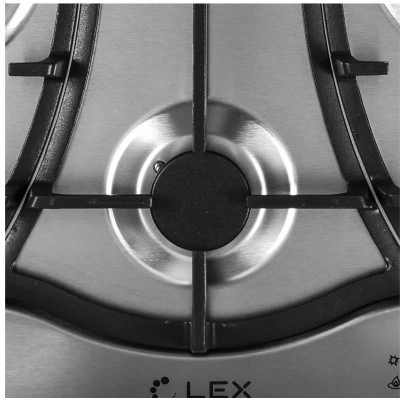 Газовая варочная панель LEX GVS 643 IX Газовая варочная панель LEX GVS 643 IX