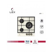 Газовая варочная панель LEX GVG 4533 C IV LIGHT Белый антик