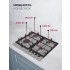 Варочная панель газовая LEX GVS 642A IX Варочная панель газовая LEX GVS 642A IX