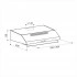 Плоская вытяжка LEX Simple 2M 600 White Плоская вытяжка LEX Simple 2M 600 White