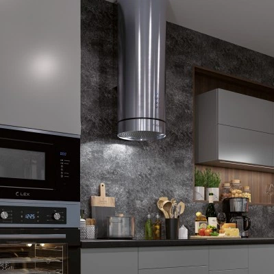 Островная вытяжка LEX Tubo Isola 350 Inox Островная вытяжка LEX Tubo Isola 350 Inox