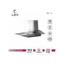Декоративная вытяжка LEX Apollo N 600 Inox