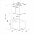 Островная вытяжка LEX Tubo Quattro Isola 350 Inox Островная вытяжка LEX Tubo Quattro Isola 350 Inox
