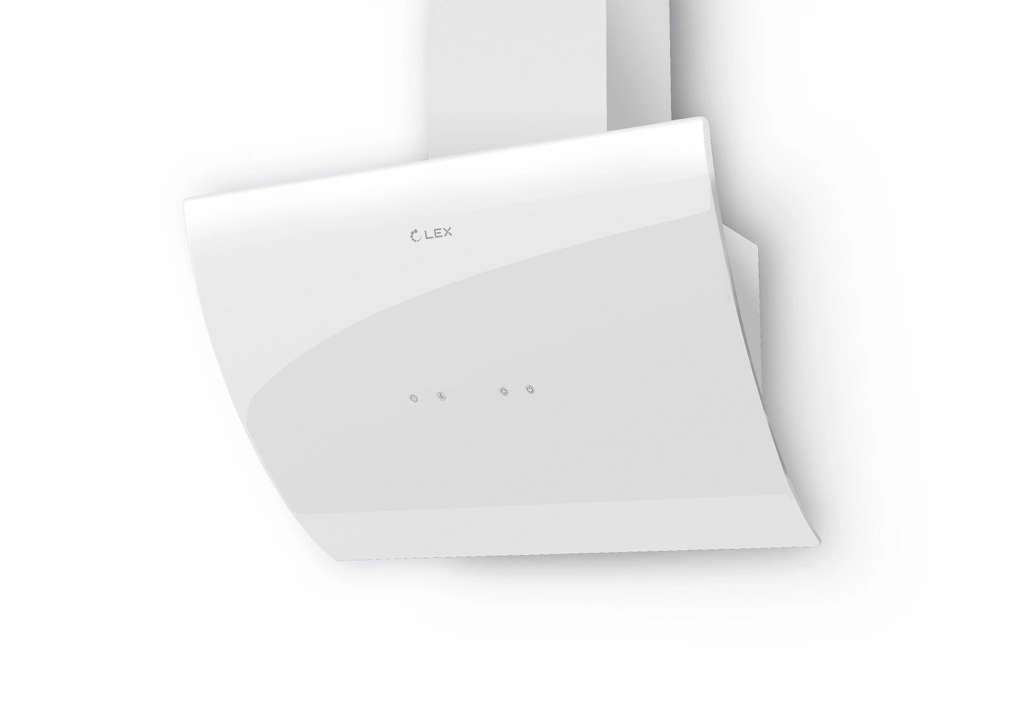 Наклонная вытяжка LEX Plaza 600 White