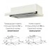 Встраиваемая вытяжка LEX HUBBLE 500 IV Light Белый антик Встраиваемая вытяжка LEX HUBBLE 500 IV Light Белый антик