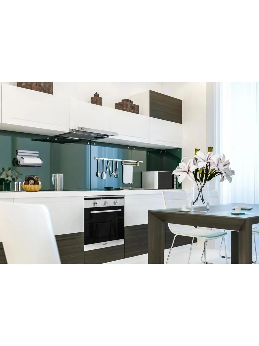 Вытяжка кухонная встраиваемая LEX HIDE 600 INOX