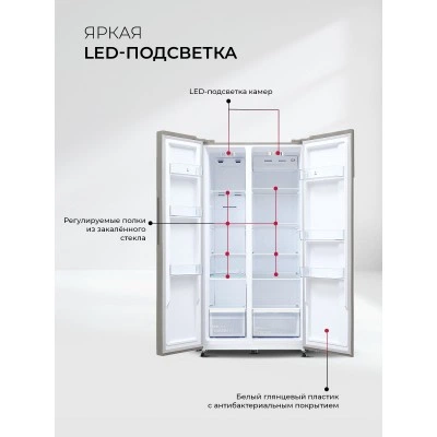 Холодильник LEX LSB530SlGID Холодильник LEX LSB530SlGID