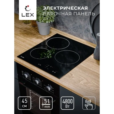 Варочная панель электрическая LEX EVH 430A BL