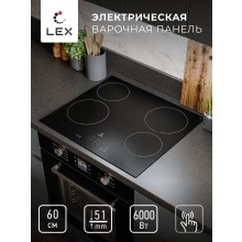 Электрическая варочная панель LEX EVH 640B BL