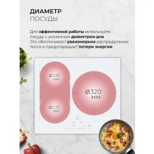 Индукционная варочная панель LEX EVI 631A WH