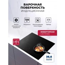 Индукционная варочная панель LEX HI 6040A I BL