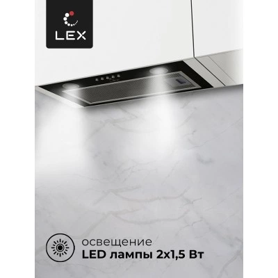 Встраиваемая вытяжка LEX GS BLOC P 600 Black Встраиваемая вытяжка LEX GS BLOC P 600 Black