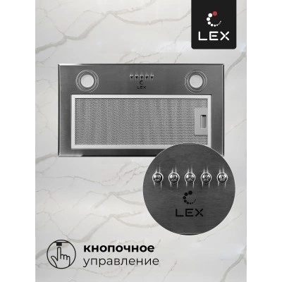 Встраиваемая вытяжка LEX GS BLOC P 600 Inox Встраиваемая вытяжка LEX GS BLOC P 600 Inox