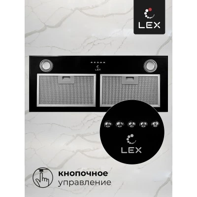 Встраиваемая вытяжка LEX GS BLOC P 900 Black Встраиваемая вытяжка LEX GS BLOC P 900 Black
