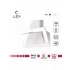 Наклонная вытяжка LEX Mika 600 White Наклонная вытяжка LEX Mika 600 White