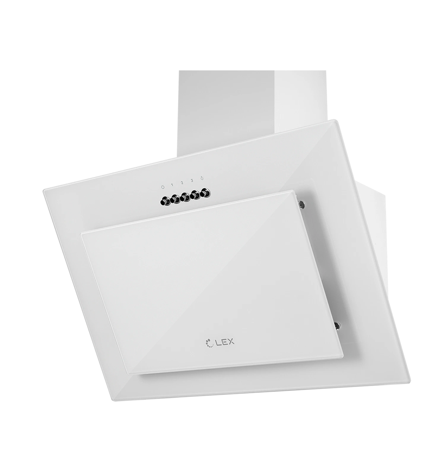 Наклонная вытяжка LEX Mika G 600 White
