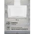 Наклонная вытяжка LEX Mika GS 600 White Наклонная вытяжка LEX Mika GS 600 White