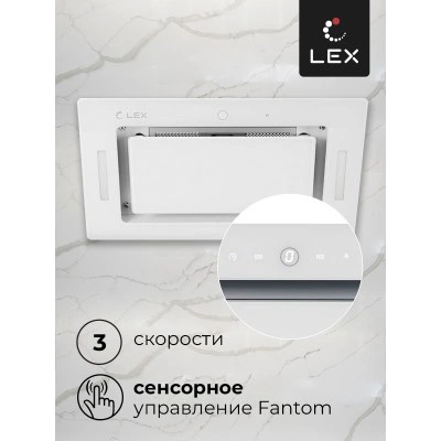 Встраиваемая вытяжка LEX GS BLOC GS 600 White Встраиваемая вытяжка LEX GS BLOC GS 600 White
