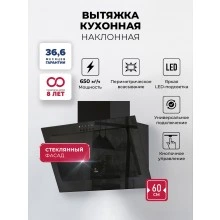 Наклонная вытяжка LEX Mio G 600 Black