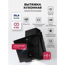 Наклонная вытяжка LEX Mio GS 600 Black