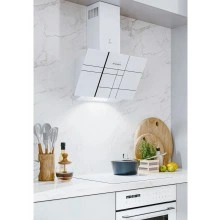 Наклонная вытяжка LEX MOZA 600 R1 White