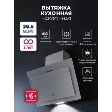 Наклонная вытяжка LEX Mio G 600 Grey