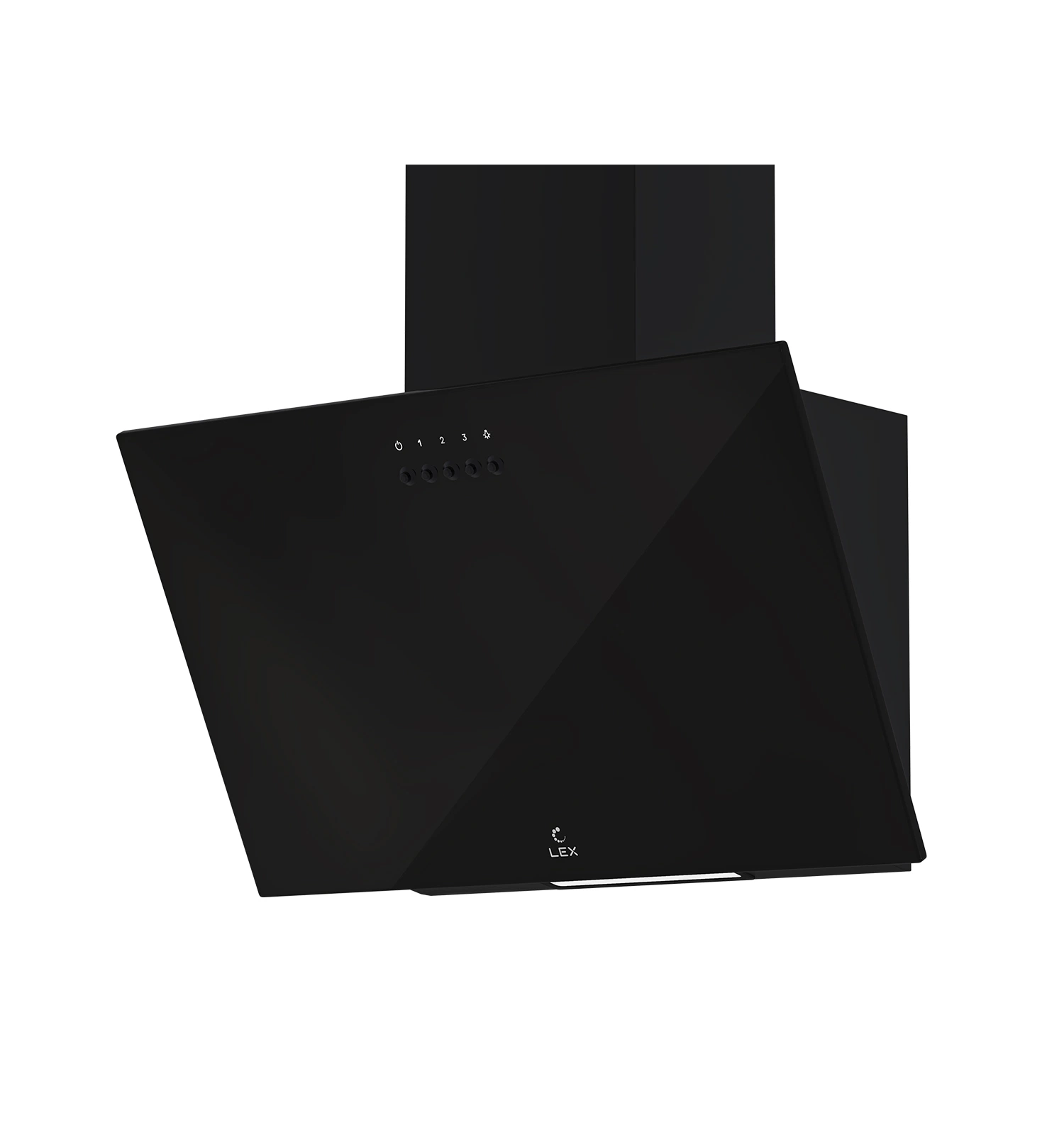 Вытяжка кухонная наклонная LEX MOZA 450 Black