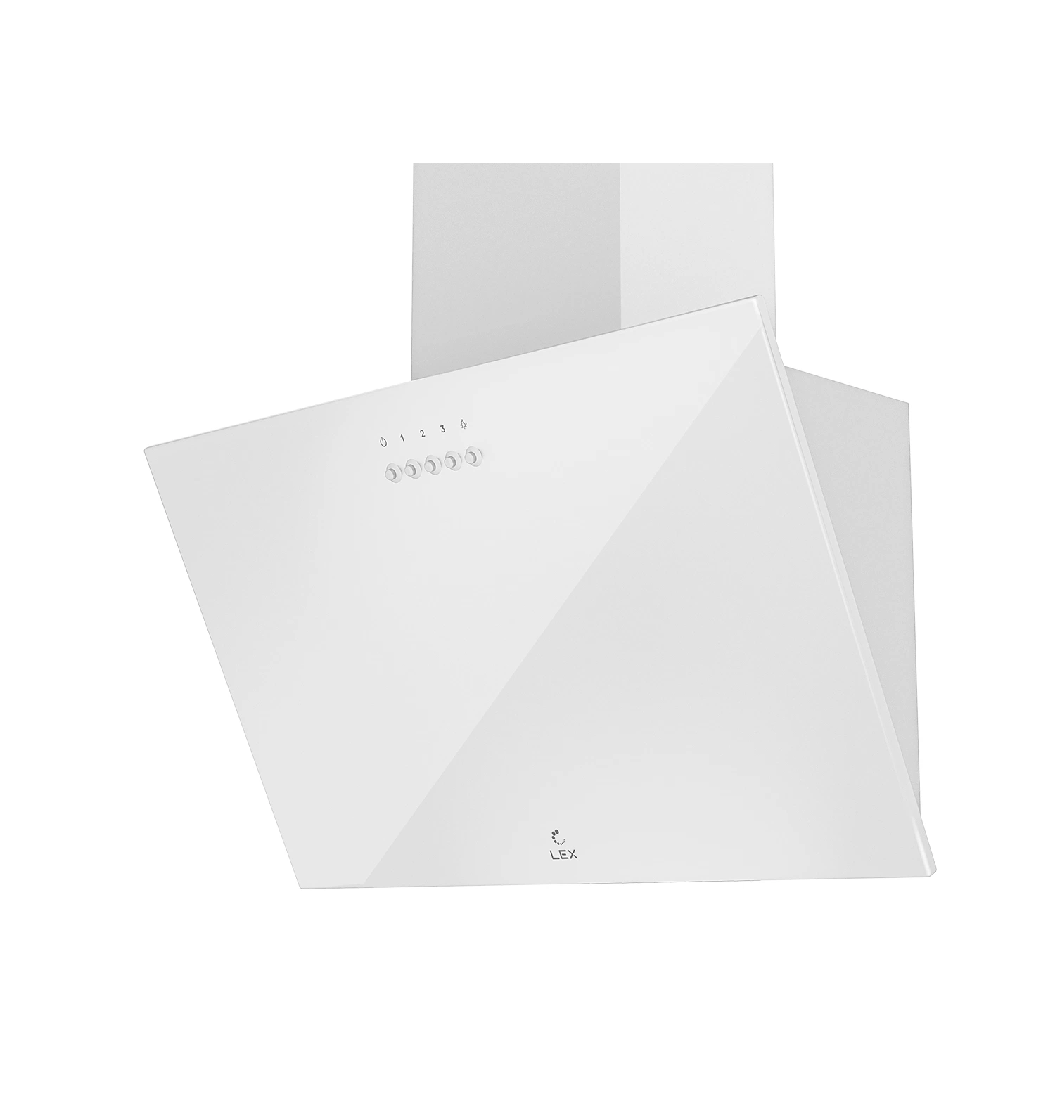 Вытяжка кухонная наклонная LEX MOZA 450 White
