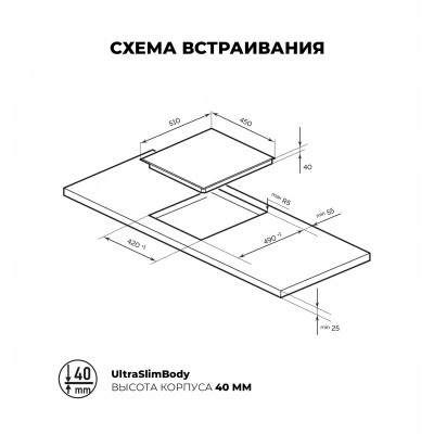 Электрическая варочная панель LEX EVH 431 BL Электрическая варочная панель LEX EVH 431 BL