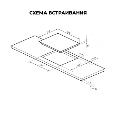 Электрическая варочная панель LEX EVH 6040 M BL Электрическая варочная панель LEX EVH 6040 M BL