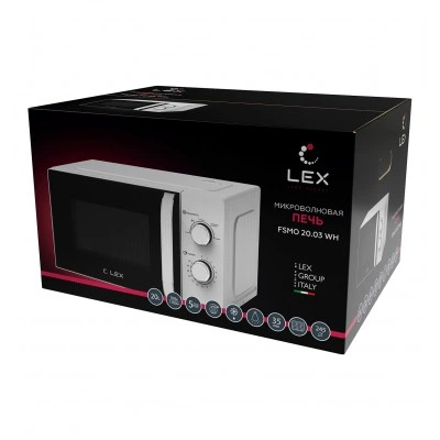 Микроволновая печь LEX FSMO 20.03 WH Микроволновая печь LEX FSMO 20.03 WH