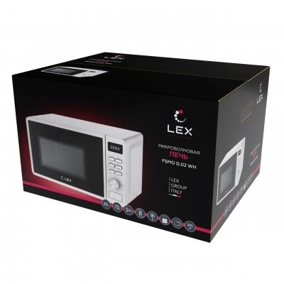 Микроволновая печь LEX FSMO D.02 WH Микроволновая печь LEX FSMO D.02 WH