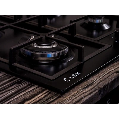 Газовая варочная панель LEX GVS 645 BL Matt Edition Газовая варочная панель LEX GVS 645 BL Matt Edition