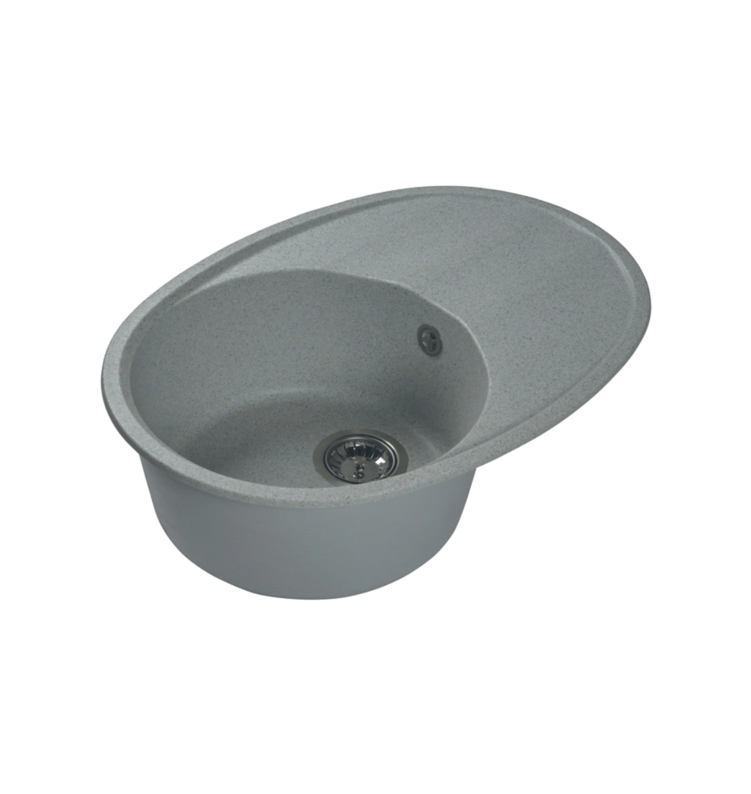 Мраморная кухонная мойка LEX Laguna 680 Space Gray