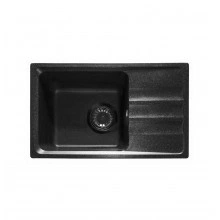 Мраморная кухонная мойка LEX Lumera 680 Black