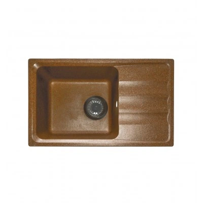 Мраморная кухонная мойка LEX Lumera 680 Chocolate Мраморная кухонная мойка LEX Lumera 680 Chocolate
