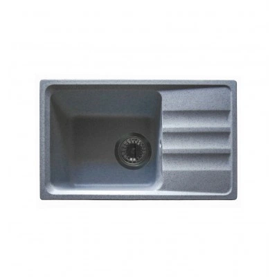Мраморная кухонная мойка LEX Lumera 680 Space Gray Мраморная кухонная мойка LEX Lumera 680 Space Gray