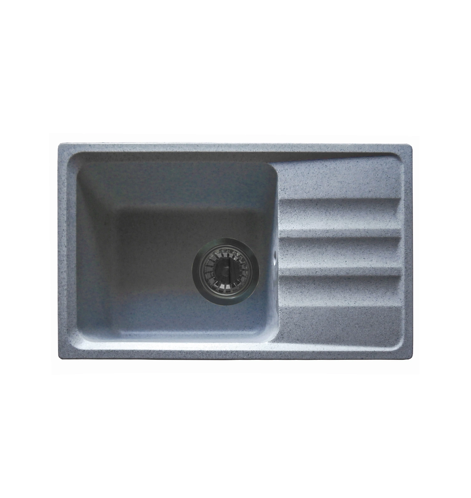 Мраморная кухонная мойка LEX Lumera 680 Space Gray