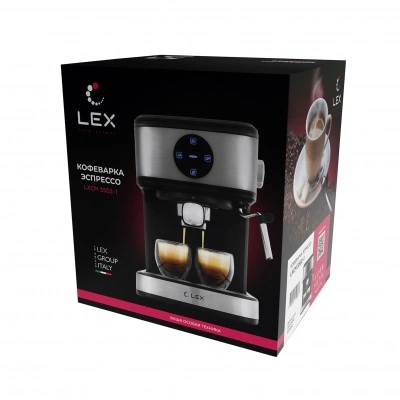 Рожковая кофеварка LEX LXCM 3502-1 Рожковая кофеварка LEX LXCM 3502-1