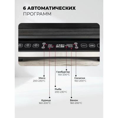 Контактный электрогриль LEX LXGR 5005 Контактный электрогриль LEX LXGR 5005