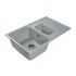 Мраморная кухонная мойка LEX Maggiore 780 Space Gray Мраморная кухонная мойка LEX Maggiore 780 Space Gray