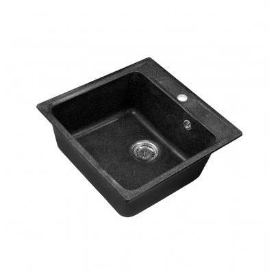 Мраморная кухонная мойка LEX Maury 510 Black Мраморная кухонная мойка LEX Maury 510 Black